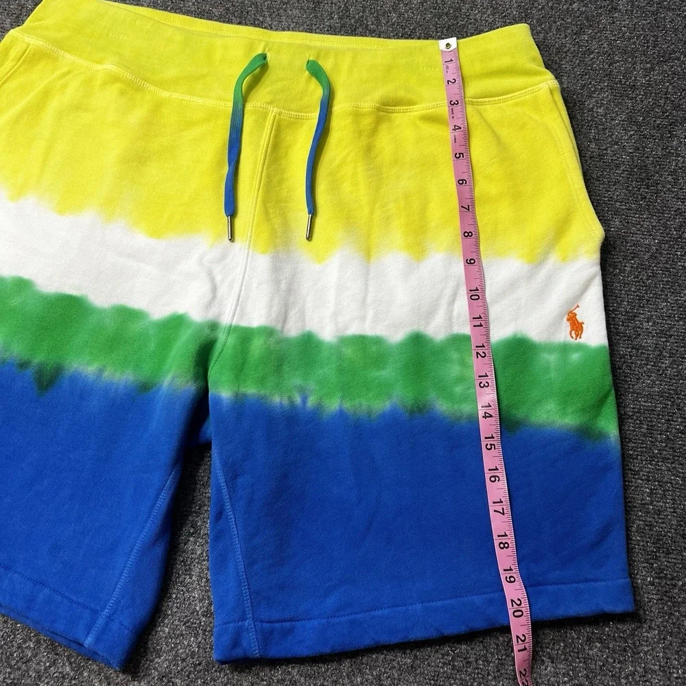 Polo Ralph Lauren Tie-Dye Fleece Sweat Shorts Men's XL Drawstring Pockets